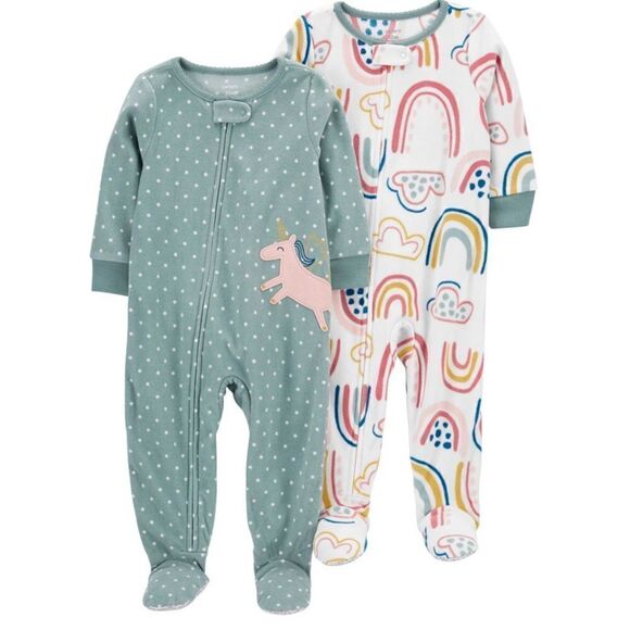 Carters  2 pack fleece pajama - Picture 1 of 8